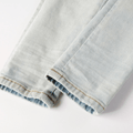Amr Staggered Light Blue Jeans