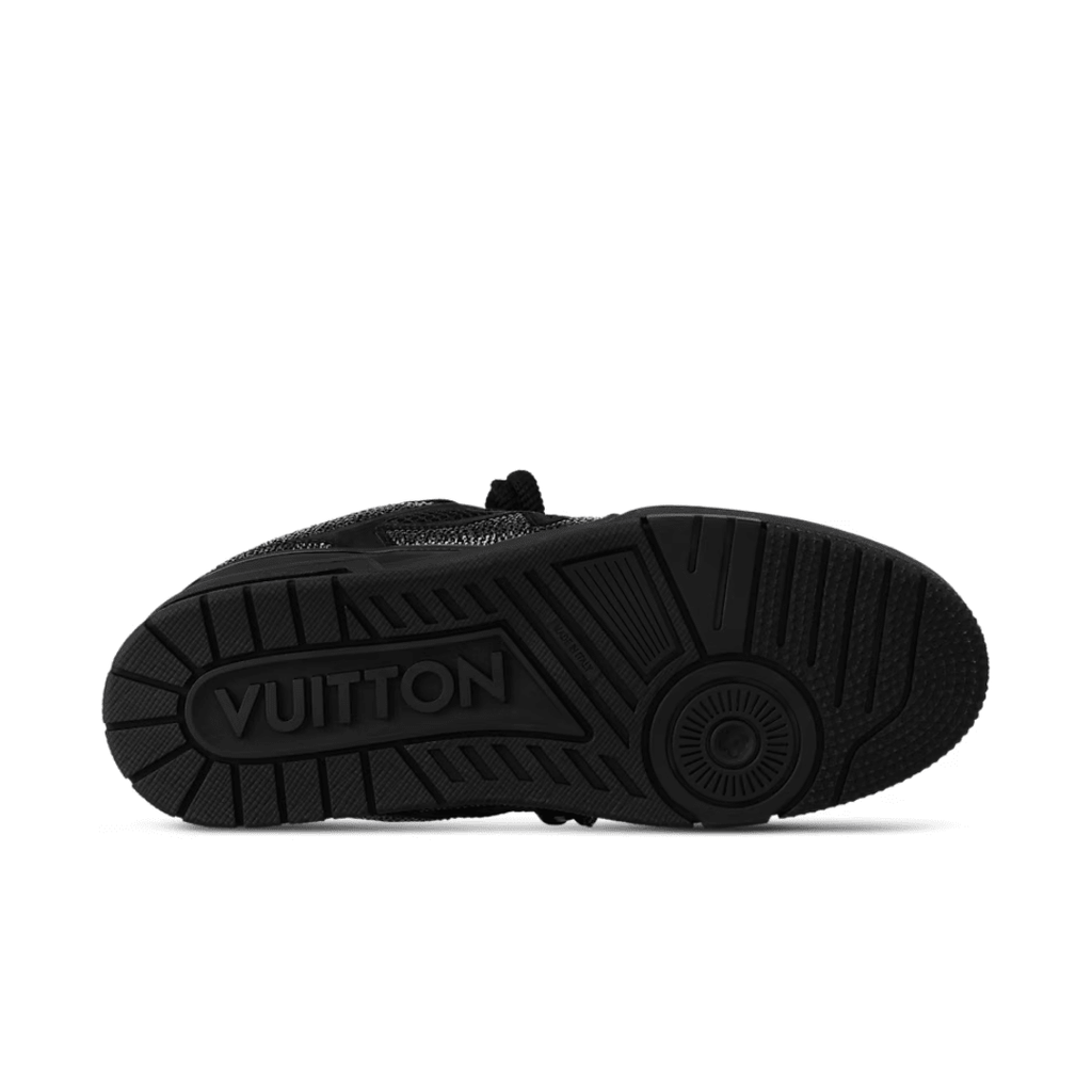 Skater Monogram Schwarz Glitzer