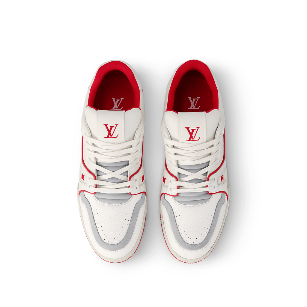 Monogram Cream Red