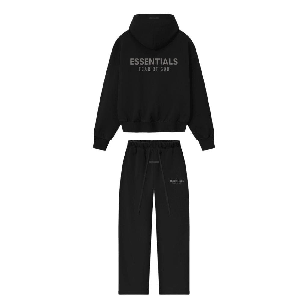 Essentials Black Tracksuit