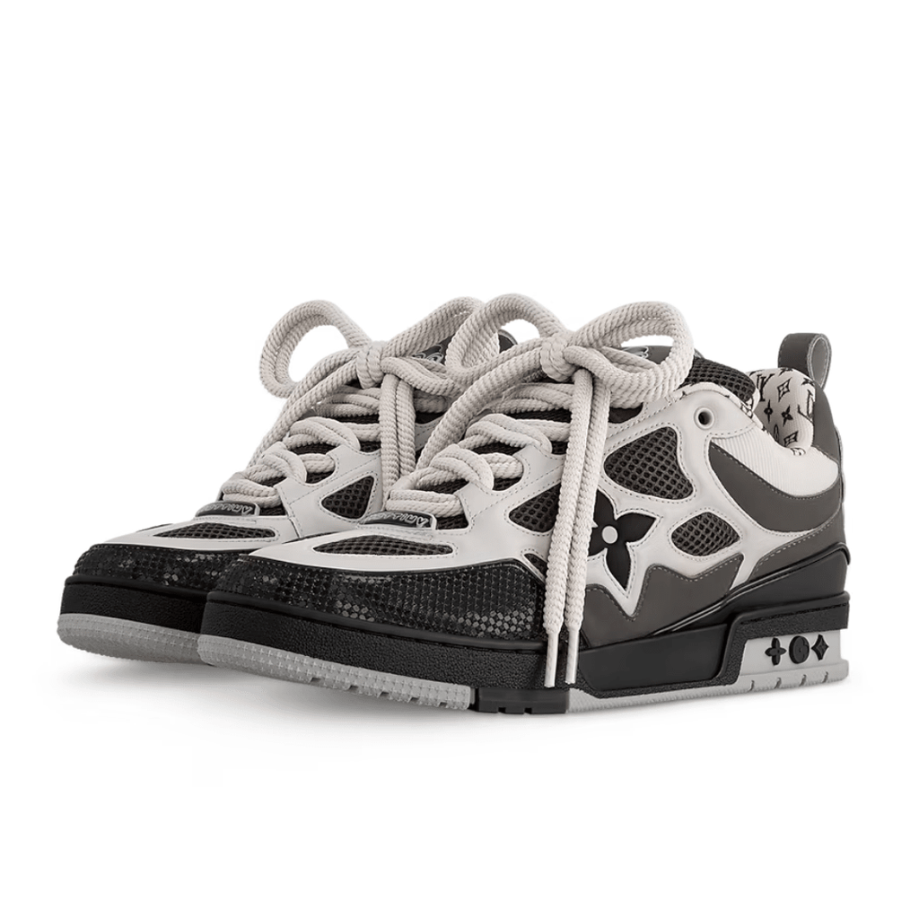 Skater Monogram Schwarz Grau