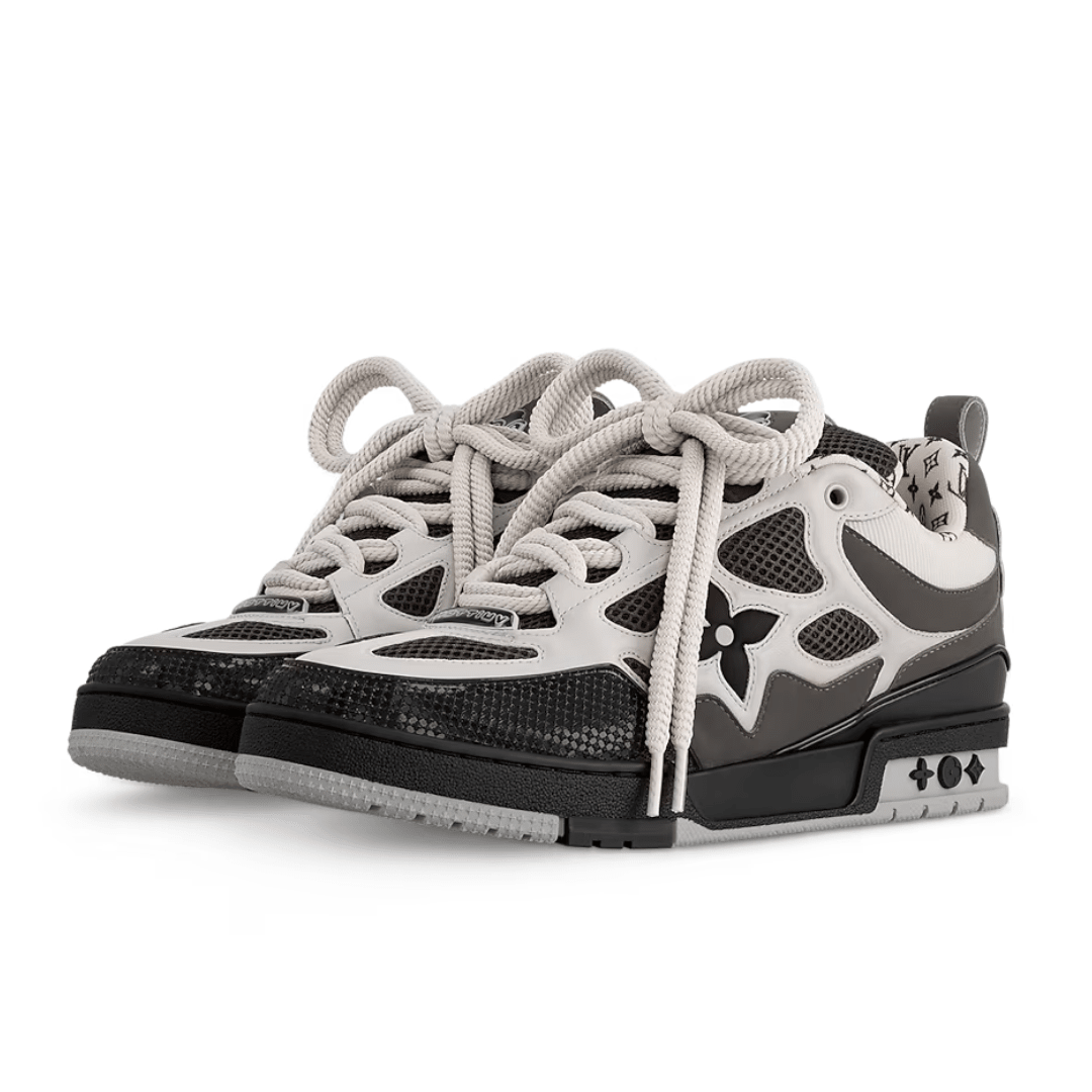 Skater Monogram Schwarz Grau