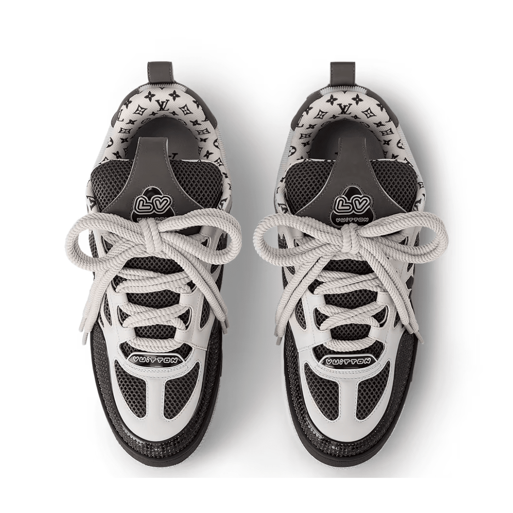 Skater Monogram Schwarz Grau