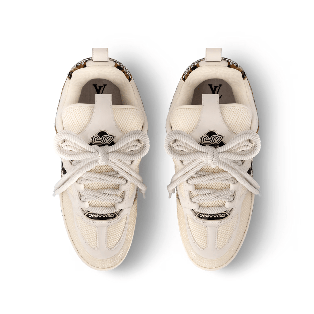 Skater Monogram Beige Strass