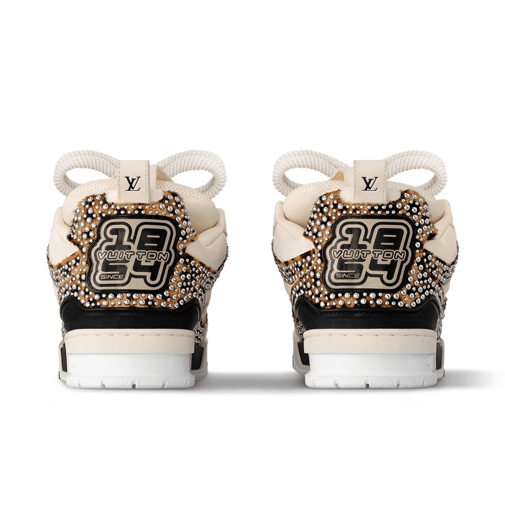 Skater Monogram Beige Strass