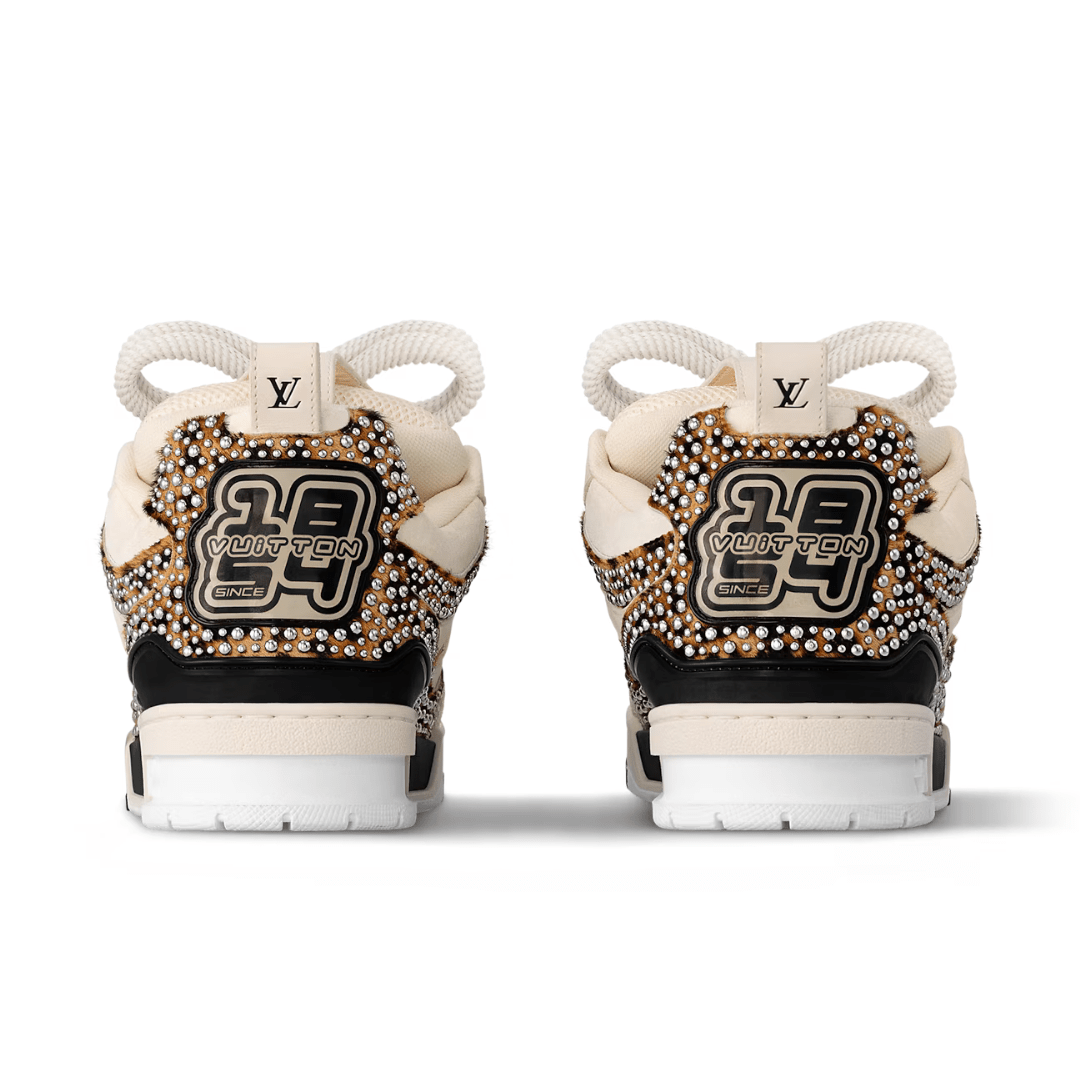 Skater Monogram Beige Strass