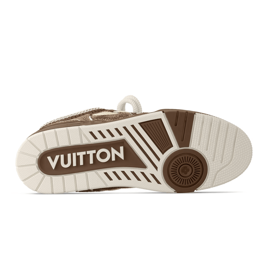 Skater Monogram Braun Strass