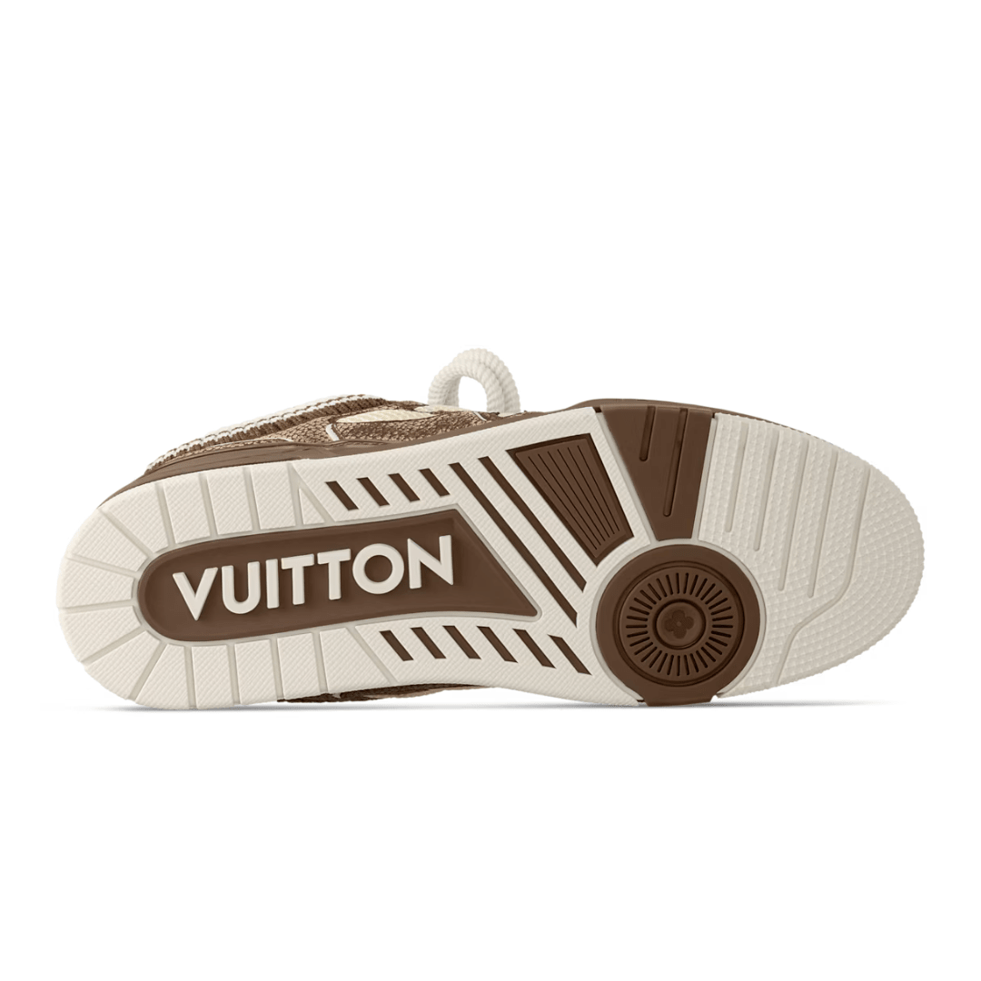 Skater Monogram Braun Strass