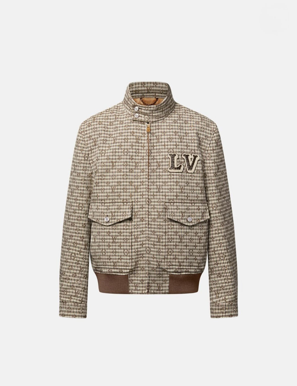 "LV" Monogram Wool