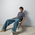 Poloshirt aus Baumwolljersey mit Jacquard