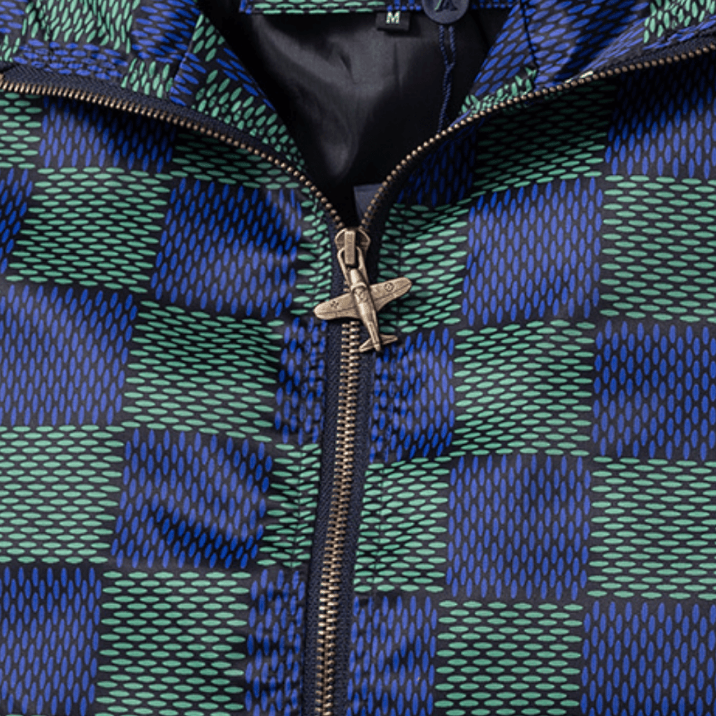 Monogram Green Windbreaker