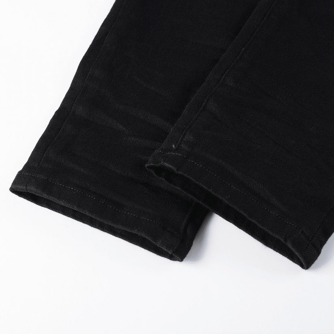 Purple Full Black Jeans