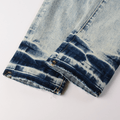 Purple Light Blue Patch Jeans
