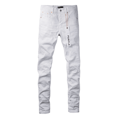 Purple White Jeans